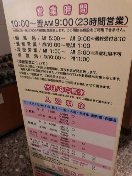 笑福の湯 23H【静岡県焼津市の宿泊できる健康ランド(´・ω・`)平日720円～】: 健康ランドdeまったり